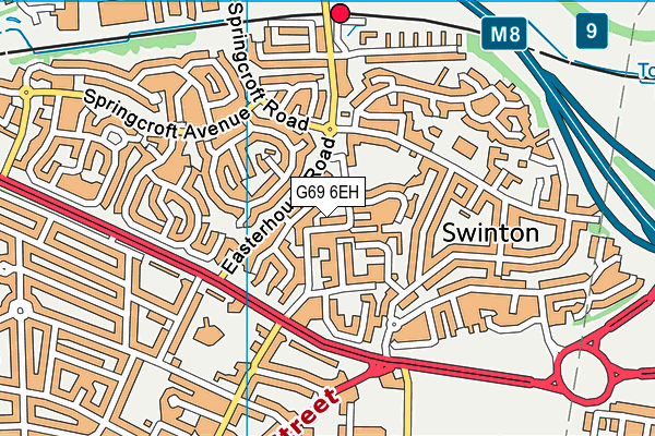 G69 6EH map - OS VectorMap District (Ordnance Survey) G69 6EH map - OS VectorMap District (Ordnance Survey)
