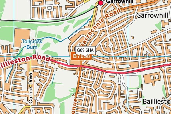 G69 6HA map - OS VectorMap District (Ordnance Survey) G69 6HA map - OS VectorMap District (Ordnance Survey)