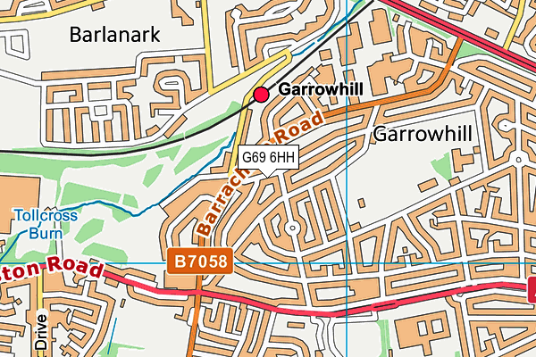 G69 6HH map - OS VectorMap District (Ordnance Survey) G69 6HH map - OS VectorMap District (Ordnance Survey)