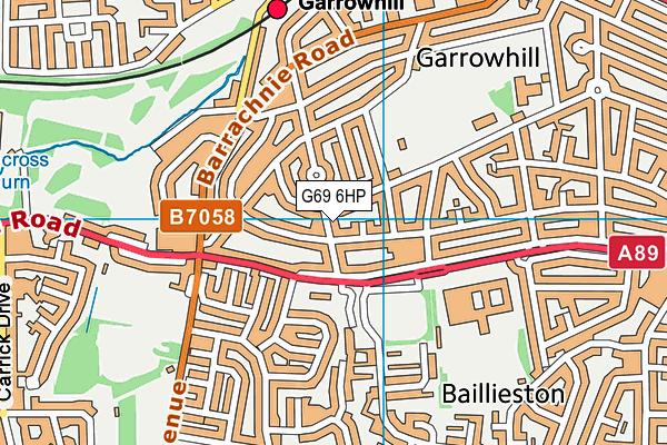 G69 6HP map - OS VectorMap District (Ordnance Survey) G69 6HP map - OS VectorMap District (Ordnance Survey)