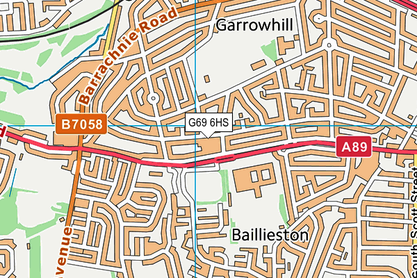 G69 6HS map - OS VectorMap District (Ordnance Survey) G69 6HS map - OS VectorMap District (Ordnance Survey)