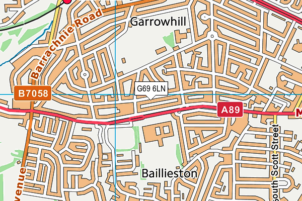 G69 6LN map - OS VectorMap District (Ordnance Survey) G69 6LN map - OS VectorMap District (Ordnance Survey)