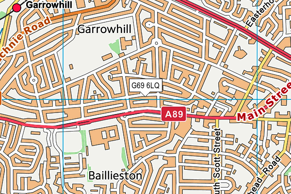 G69 6LQ map - OS VectorMap District (Ordnance Survey) G69 6LQ map - OS VectorMap District (Ordnance Survey)