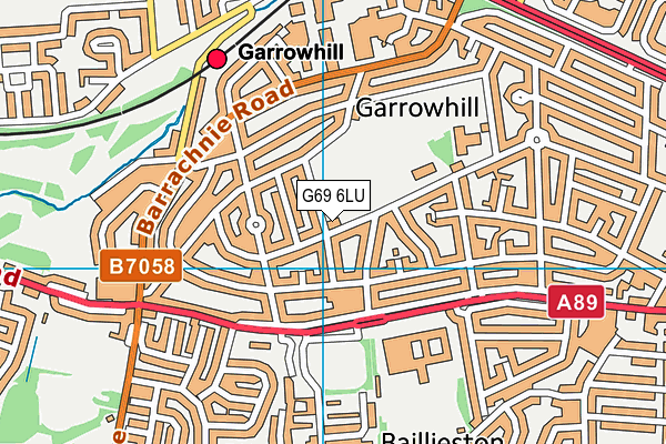 G69 6LU map - OS VectorMap District (Ordnance Survey) G69 6LU map - OS VectorMap District (Ordnance Survey)