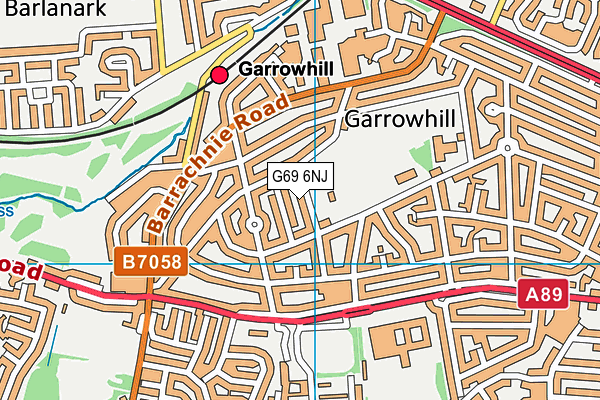 G69 6NJ map - OS VectorMap District (Ordnance Survey) G69 6NJ map - OS VectorMap District (Ordnance Survey)