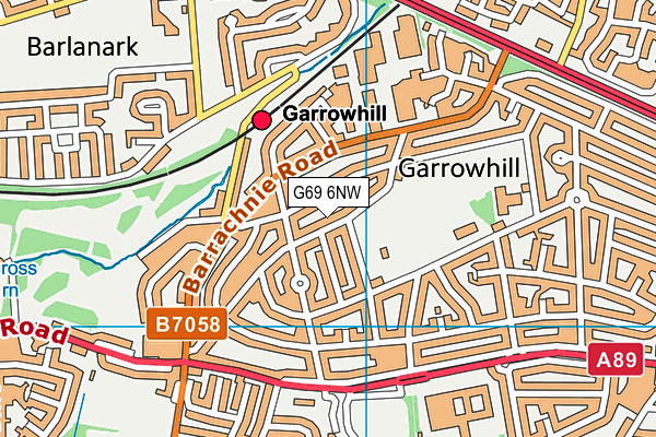 G69 6NW map - OS VectorMap District (Ordnance Survey) G69 6NW map - OS VectorMap District (Ordnance Survey)