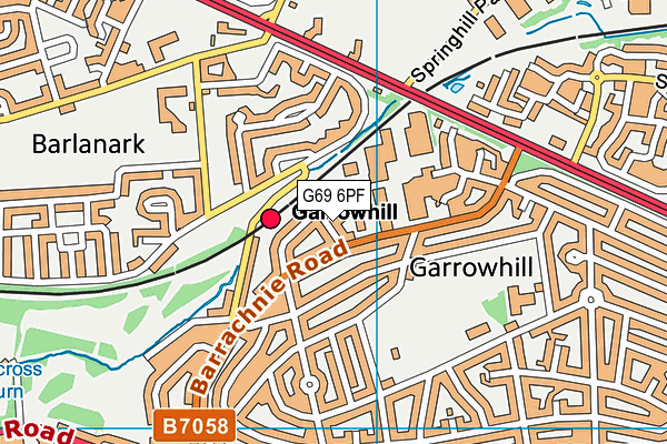 G69 6PF map - OS VectorMap District (Ordnance Survey) G69 6PF map - OS VectorMap District (Ordnance Survey)