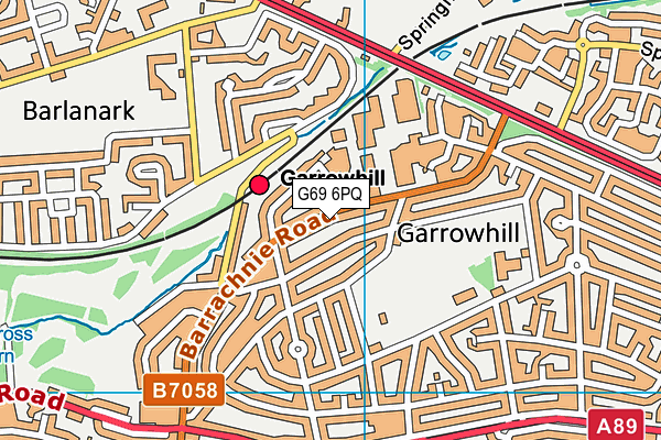 G69 6PQ map - OS VectorMap District (Ordnance Survey) G69 6PQ map - OS VectorMap District (Ordnance Survey)