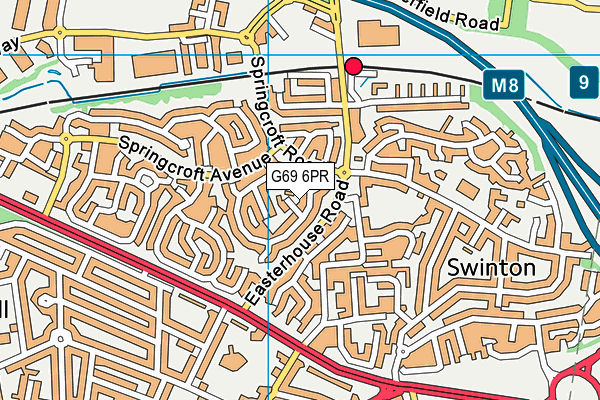 G69 6PR map - OS VectorMap District (Ordnance Survey) G69 6PR map - OS VectorMap District (Ordnance Survey)