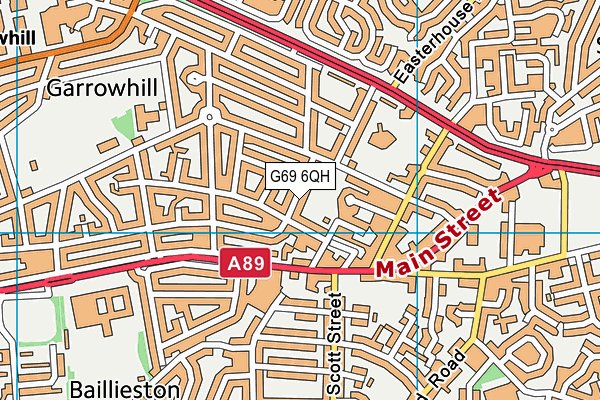 G69 6QH map - OS VectorMap District (Ordnance Survey) G69 6QH map - OS VectorMap District (Ordnance Survey)