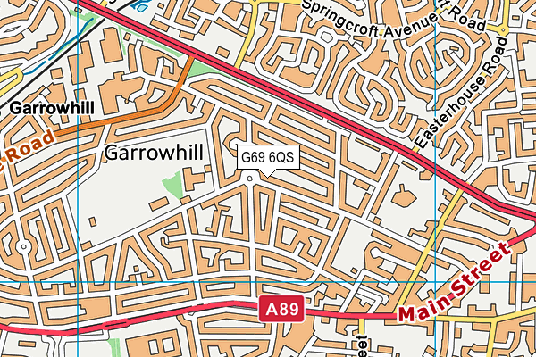 G69 6QS map - OS VectorMap District (Ordnance Survey) G69 6QS map - OS VectorMap District (Ordnance Survey)