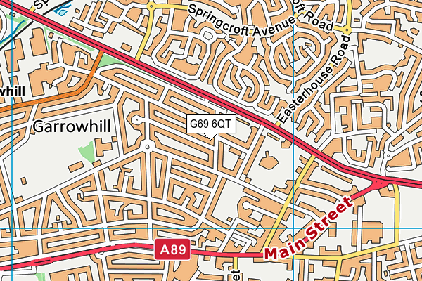 G69 6QT map - OS VectorMap District (Ordnance Survey) G69 6QT map - OS VectorMap District (Ordnance Survey)