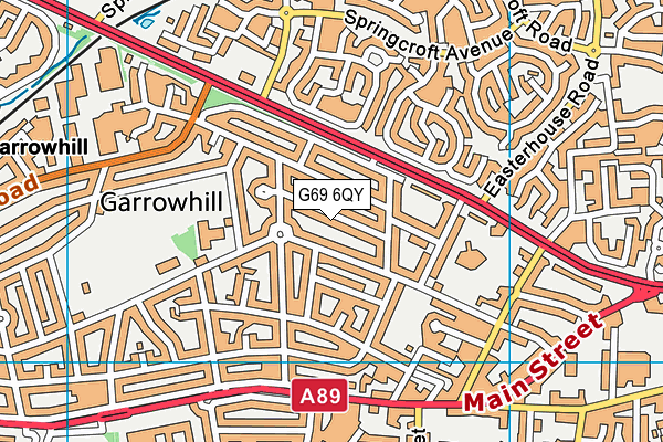 G69 6QY map - OS VectorMap District (Ordnance Survey) G69 6QY map - OS VectorMap District (Ordnance Survey)