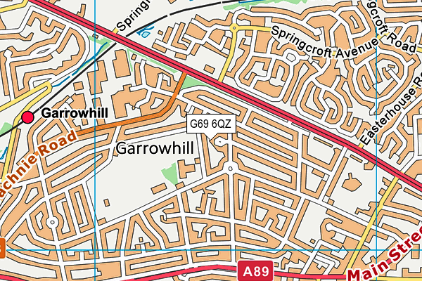 G69 6QZ map - OS VectorMap District (Ordnance Survey) G69 6QZ map - OS VectorMap District (Ordnance Survey)