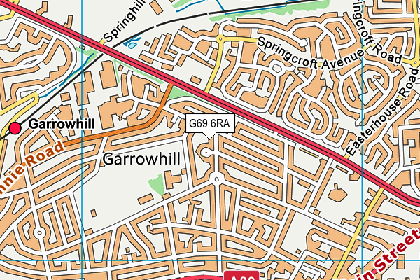 G69 6RA map - OS VectorMap District (Ordnance Survey) G69 6RA map - OS VectorMap District (Ordnance Survey)