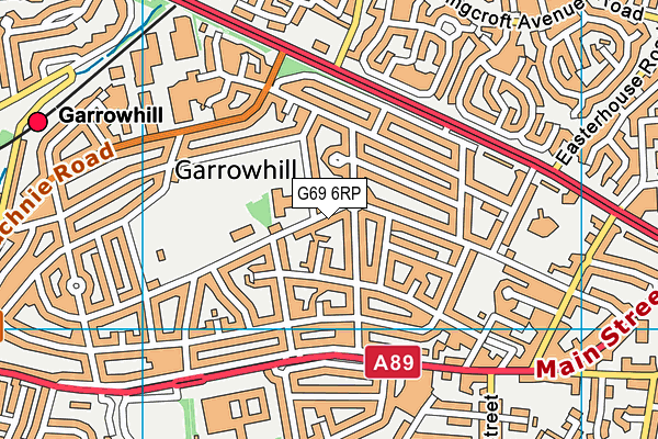 G69 6RP map - OS VectorMap District (Ordnance Survey) G69 6RP map - OS VectorMap District (Ordnance Survey)