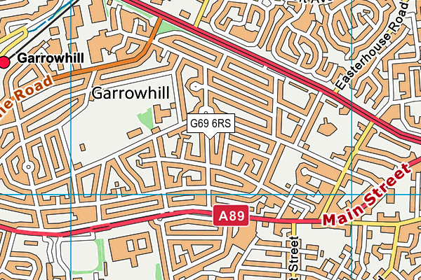G69 6RS map - OS VectorMap District (Ordnance Survey) G69 6RS map - OS VectorMap District (Ordnance Survey)