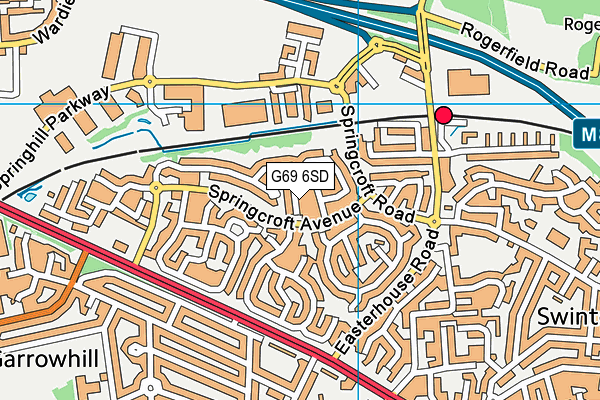 G69 6SD map - OS VectorMap District (Ordnance Survey) G69 6SD map - OS VectorMap District (Ordnance Survey)