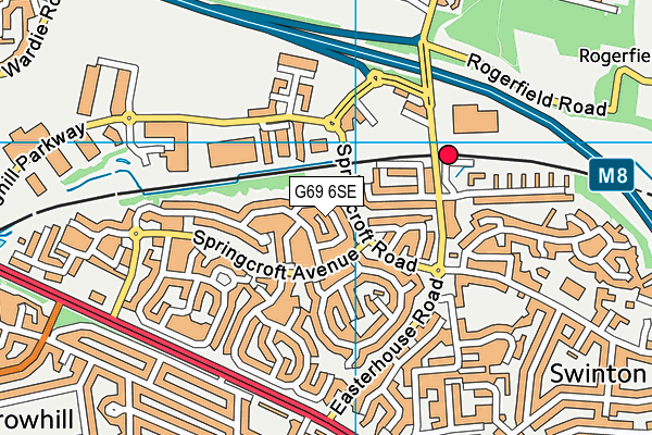 G69 6SE map - OS VectorMap District (Ordnance Survey) G69 6SE map - OS VectorMap District (Ordnance Survey)