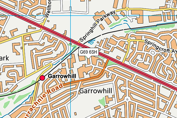 G69 6SH map - OS VectorMap District (Ordnance Survey) G69 6SH map - OS VectorMap District (Ordnance Survey)