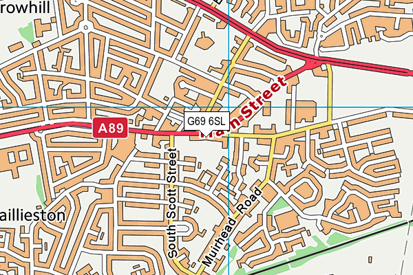 G69 6SL map - OS VectorMap District (Ordnance Survey) G69 6SL map - OS VectorMap District (Ordnance Survey)