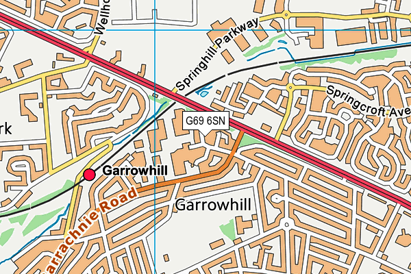 G69 6SN map - OS VectorMap District (Ordnance Survey) G69 6SN map - OS VectorMap District (Ordnance Survey)