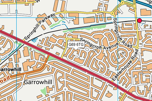 G69 6TG map - OS VectorMap District (Ordnance Survey) G69 6TG map - OS VectorMap District (Ordnance Survey)
