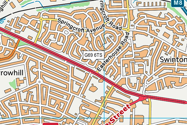G69 6TS map - OS VectorMap District (Ordnance Survey) G69 6TS map - OS VectorMap District (Ordnance Survey)