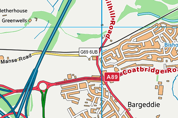 G69 6UB map - OS VectorMap District (Ordnance Survey) G69 6UB map - OS VectorMap District (Ordnance Survey)