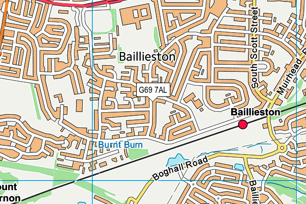 G69 7AL map - OS VectorMap District (Ordnance Survey) G69 7AL map - OS VectorMap District (Ordnance Survey)