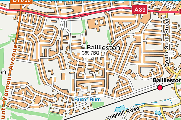 G69 7BQ map - OS VectorMap District (Ordnance Survey) G69 7BQ map - OS VectorMap District (Ordnance Survey)