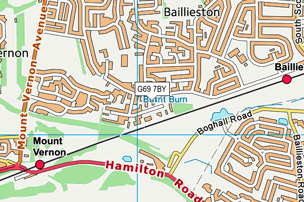 G69 7BY map - OS VectorMap District (Ordnance Survey) G69 7BY map - OS VectorMap District (Ordnance Survey)