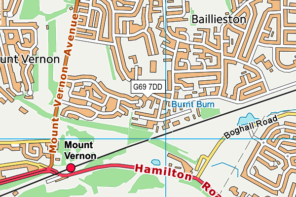 G69 7DD map - OS VectorMap District (Ordnance Survey) G69 7DD map - OS VectorMap District (Ordnance Survey)