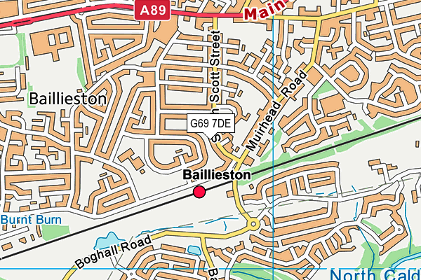 G69 7DE map - OS VectorMap District (Ordnance Survey) G69 7DE map - OS VectorMap District (Ordnance Survey)