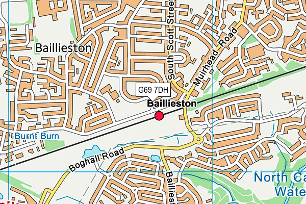 G69 7DH map - OS VectorMap District (Ordnance Survey) G69 7DH map - OS VectorMap District (Ordnance Survey)
