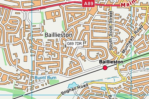 G69 7DR map - OS VectorMap District (Ordnance Survey) G69 7DR map - OS VectorMap District (Ordnance Survey)