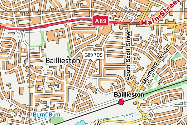 G69 7DS map - OS VectorMap District (Ordnance Survey) G69 7DS map - OS VectorMap District (Ordnance Survey)