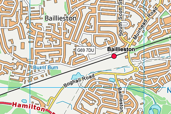 G69 7DU map - OS VectorMap District (Ordnance Survey) G69 7DU map - OS VectorMap District (Ordnance Survey)