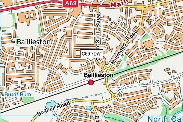 G69 7DW map - OS VectorMap District (Ordnance Survey) G69 7DW map - OS VectorMap District (Ordnance Survey)