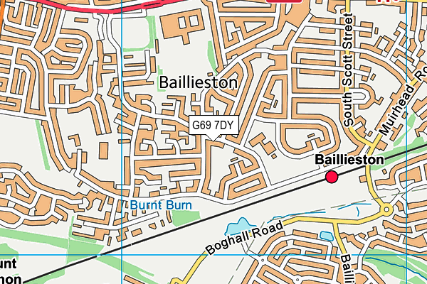 G69 7DY map - OS VectorMap District (Ordnance Survey) G69 7DY map - OS VectorMap District (Ordnance Survey)