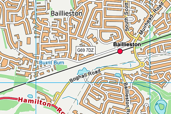 G69 7DZ map - OS VectorMap District (Ordnance Survey) G69 7DZ map - OS VectorMap District (Ordnance Survey)
