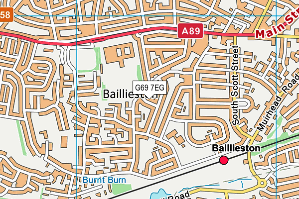 G69 7EG map - OS VectorMap District (Ordnance Survey) G69 7EG map - OS VectorMap District (Ordnance Survey)
