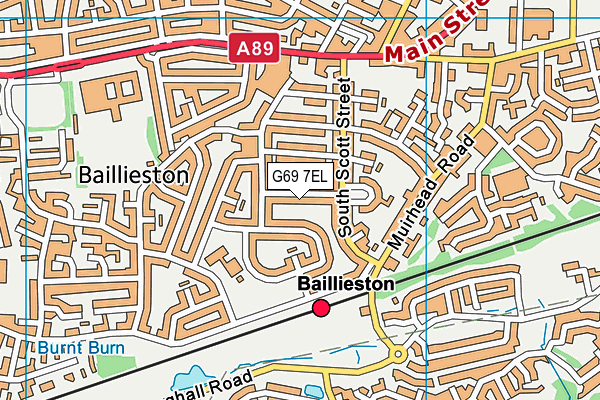 G69 7EL map - OS VectorMap District (Ordnance Survey) G69 7EL map - OS VectorMap District (Ordnance Survey)