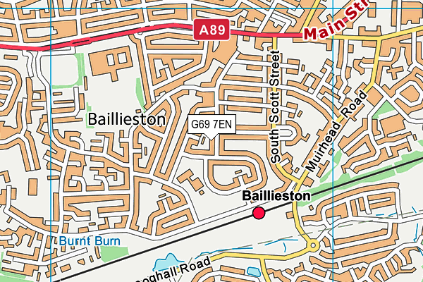 G69 7EN map - OS VectorMap District (Ordnance Survey) G69 7EN map - OS VectorMap District (Ordnance Survey)