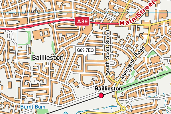 G69 7EQ map - OS VectorMap District (Ordnance Survey) G69 7EQ map - OS VectorMap District (Ordnance Survey)