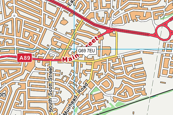 G69 7EU map - OS VectorMap District (Ordnance Survey) G69 7EU map - OS VectorMap District (Ordnance Survey)