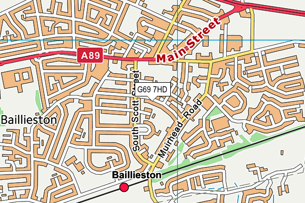 G69 7HD map - OS VectorMap District (Ordnance Survey) G69 7HD map - OS VectorMap District (Ordnance Survey)