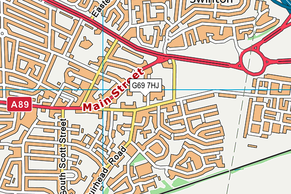 G69 7HJ map - OS VectorMap District (Ordnance Survey) G69 7HJ map - OS VectorMap District (Ordnance Survey)