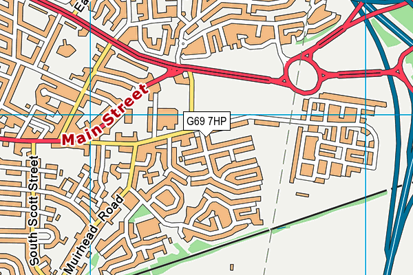 G69 7HP map - OS VectorMap District (Ordnance Survey) G69 7HP map - OS VectorMap District (Ordnance Survey)