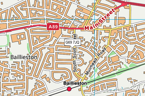 G69 7JQ map - OS VectorMap District (Ordnance Survey) G69 7JQ map - OS VectorMap District (Ordnance Survey)